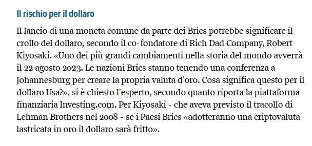 Articolo Blog Corriere della Sera