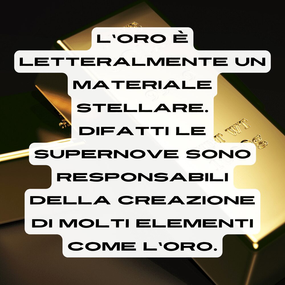 Ecco come viene estratto l'oro dallo spazio