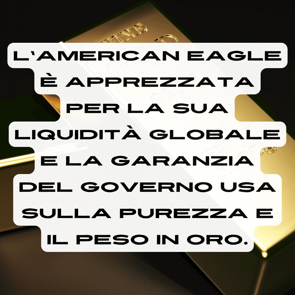 Moneta d'oro American Eagle
